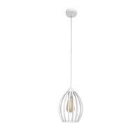 Netlighting Dali Wire Frame Pendant Ceiling Light White 18cm Netlighting White