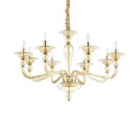 Netlighting Danieli 8 Light Pendant Light Amber E14 Netlighting Amber