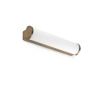 Netlighting Danubio Integrated LED Bathroom Over Mirror Light Bronze 2700K IP44 in Brown Netlighting Brown