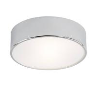 Netlighting Darling 35cm Flush Ceiling 2 Light Chrome in Grey Netlighting Grey