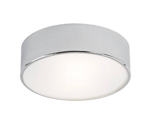 Netlighting Darling 35cm Flush Ceiling 2 Light Chrome in Grey Netlighting Grey