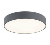 Netlighting Darling 45cm Flush Ceiling 3 Light DarkGrey Structure in Grey Netlighting Grey
