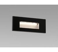 Netlighting Dart Outdoor LED Recessed Wall Light Black 5W 2700K IP65 Netlighting Black