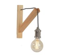 Netlighting Dion Wall Light Wood Blank in Brown Netlighting Brown