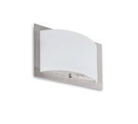 Netlighting Diula 2 Light Indoor Glass Wall Light Matt Nickel E27 in Grey Netlighting Grey
