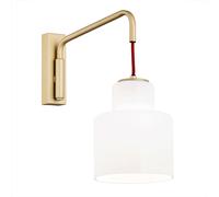 Netlighting Diuna Dome Wall Lamp Opal Gold Red Netlighting Gold