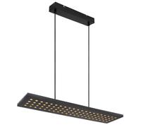Luminosa Lighting Luminosa Dolores 80X20Cm Pendant Ceiling Light Matt Black Led 3000K