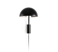 Netlighting Dominica Dome Wall Lamp Black Black 1x E27 Netlighting Black