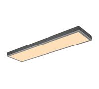Netlighting Doro 80x20cm Flush Ceiling Light Silver Colored LED 3000K | Size: 80x20 cm Netlighting Silver 80x20 cm