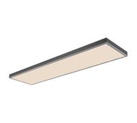 Netlighting Doro Ceiling Light Silver 120x30cm LED Dimmable 2700-6500K Remote | Size: 120x30 cm Netlighting Silver 120x30 cm