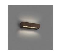 Netlighting Doro13 Integrated LED Up Down Lighter Outdoor Wall Light Brown 3000K IP65 Netlighting Brown