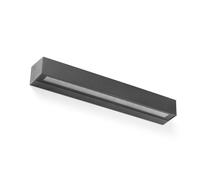 Netlighting Doro28 Integrated LED Up Down Lighter Outdoor Wall Light Grey 3000K IP65 Netlighting Grey