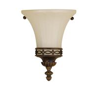 Netlighting Drawing Room 1 Light Indoor Wall Uplighters Walnut E14 in Brown Netlighting Brown