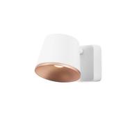 Luminosa Lighting Luminosa Drone Integrated Led Indoor Dome Wall / Ceiling Light White, Copper