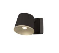 Netlighting Drone LED 1 Light Indoor Dome Wall Ceiling Light Brown Gold Netlighting Brown