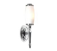 Netlighting Dryden 2 Light Bathroom Wall Light Polished Chrome IP44 G9 in Grey Netlighting Grey