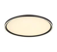 Netlighting Dublin Semi Ceiling Light Grey 50cm LED Dimmable 2700-6000K Remote Netlighting Grey
