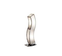 Netlighting Duna E27 Table Lamp 2 Light E27 Polished Chrome White Acrylic in Silver Netlighting Silver