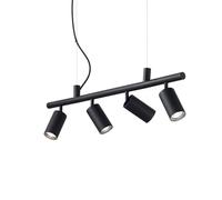 Netlighting Dynamite Indoor 4 Lights Spotlight Ceiling Pendant Lamp Black GU10 Netlighting Black