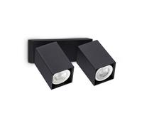 Netlighting Dynamite Square Twin Ceiling Spotlight Black 2x GU10 Netlighting Black