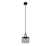 Netlighting Edison Slim Pendant Ceiling Light Black Copper 12cm Netlighting Black