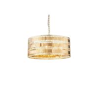 Netlighting Eldora 5 Light Round Ceiling Pendant Gold Effect Plate E14 Netlighting Gold