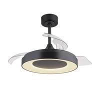 Netlighting Elina 3 Blade Ceiling Fan Grey 1x RGB LED Dimmable 2700 6500K Timer Netlighting Grey