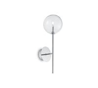Netlighting Equinoxe 1 Light Wall Light Chrome in Grey Netlighting Grey