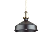 Netlighting Eris1 Indoor Dome Ceiling Pendant Lamp 1 Light Black E27 Netlighting Black
