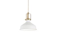 Netlighting Eris1 Indoor Dome Ceiling Pendant Lamp 1 Light White E27 Netlighting White