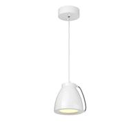 Elstead Lighting Europa 1 Light Small LED Pendant, White