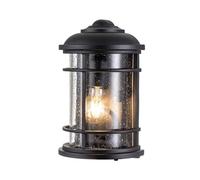 Netlighting Feiss Lighthouse Outdoor Wall Lantern Textured Black IP44 Netlighting Black