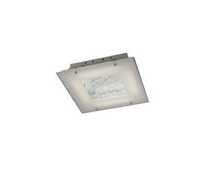 Netlighting Felix Flush Ceiling 16W LED 3600K Polished Chrome Crystal in Grey Netlighting Grey