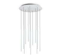 Netlighting Filo Decorative 12 Drop Cluster Pendant Ceiling Light White 3000K Netlighting White