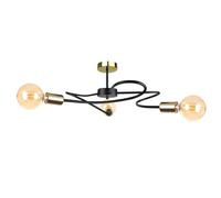 Netlighting Fiore Multi Arm Semi Flush Ceiling Light Black 60cm 3x E27 Netlighting Black