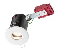 Netlighting FireRated Shower Downlight White 230V IP65 GU10 IC Netlighting White