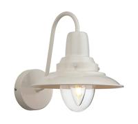 Netlighting Fisherman 1 Light Indoor Dome Wall Light Cream Clear Glass E14 in Beige Netlighting Beige