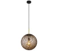 Netlighting Fitz 35cm Globe Pendant Ceiling Light Matt Black 1x E27 Netlighting Black