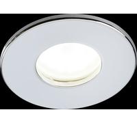 Netlighting Fixed GU10 FireRated Downlight Chrome 230V IP65 35W in Grey Netlighting Grey