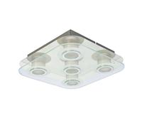 Netlighting Flavio Modern 5 Light Shade Cluster Ceiling Light LED 3000K in Grey Netlighting Grey