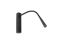 Netlighting Flin LED Adjustable Reading Light Black 3W 3000K Netlighting Black