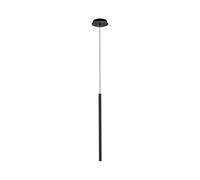 Paul Neuhaus Flute LED pendant light, 1-bulb, black