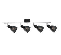 Netlighting Fog Ceiling Spotlight Bar Black 64cm 4x E14 Netlighting Black