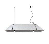 Netlighting Fonovia Integrated LED Straight Bar Pendants Grey 3000K Netlighting Grey
