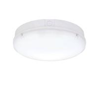 Netlighting Forca Cct Integrated LED Outdoor Flush Light Gloss White Opal IP65 Netlighting White