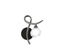 Netlighting Fragma Wall Lamp Right Switched 1 Light G9 Black Chrome Netlighting Black