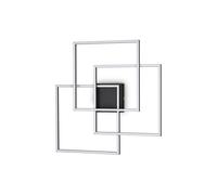 Ideal Lux Frame Led Decorative Integrated Led Wall Light Black, 3000K