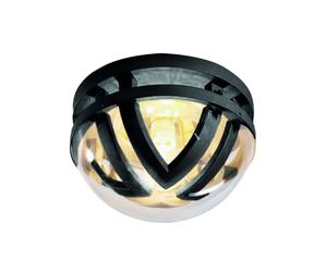 Netlighting Frida Outdoor Surface Mounted Ceiling Light Graphite IP54 in Grey Netlighting Grey