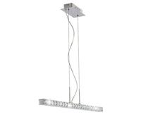 Netlighting Galaxy Pendant Linear 12W LED 6000K Polished ChromeCrystal in Grey Netlighting Grey