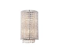 Netlighting Galina 2 Light Wall Light Chrome Plate & Clear Crystal G9 Netlighting Clear